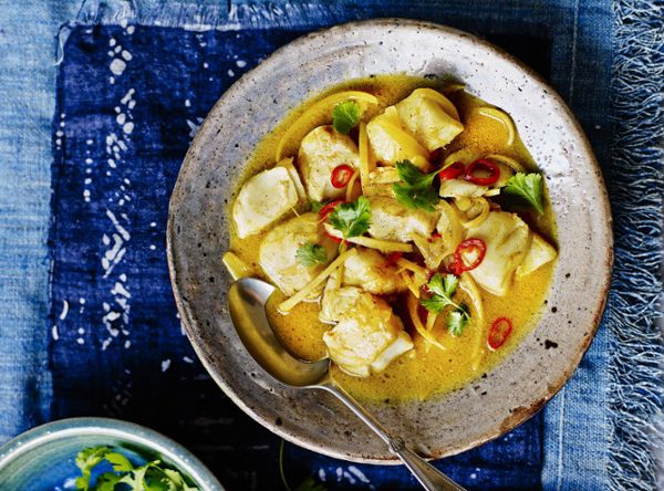 Keralan Fish Curry -
Nigella Lawson from Nigella Summer
Shot for Observer Food Monthly
Food Styling - Emily Jonzon
Prop styling - Tamzin Ferdinando